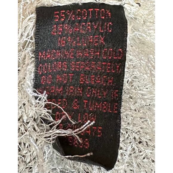 2/$15 Yoki Eyelash Star Sweater Cream Black Plush Furry Soft Pullover Size S - Picture 12 of 13